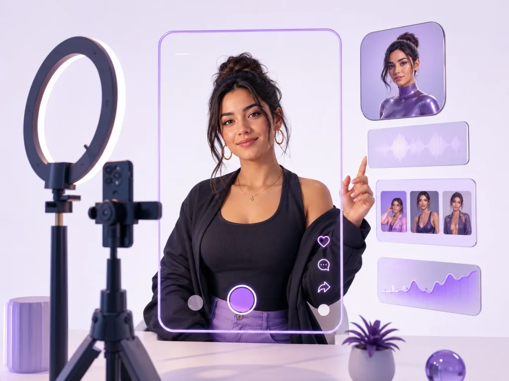 Influencers virtuales y avatares creados con IA